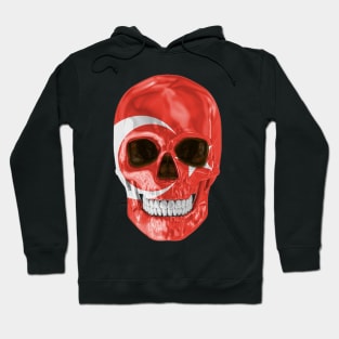 Turkey Flag Skull - Gift for Turkish With Roots From Turkey Hoodie